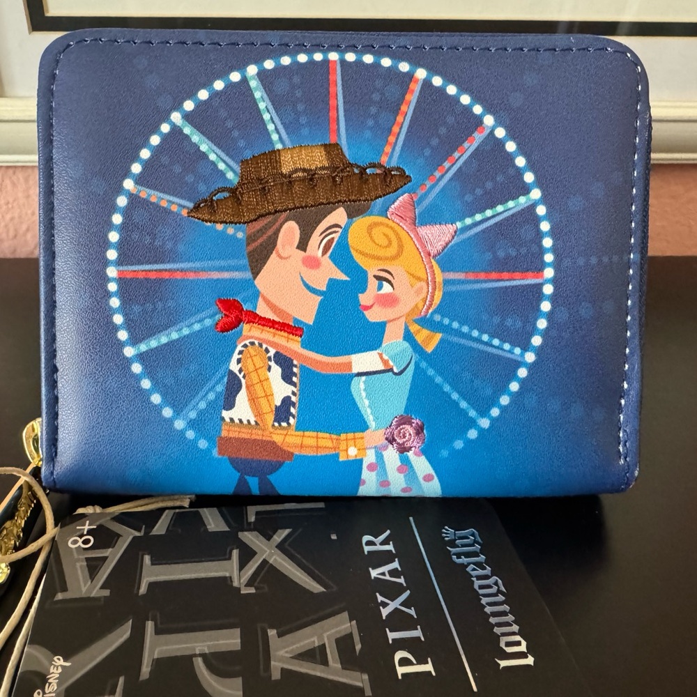 NWT PIXAR MOMENTS TOY STORY DISNEY LOUNGEFLY WALLET - Picture 2 of 8